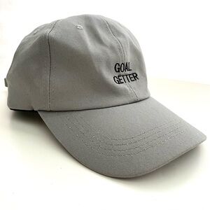 MARCUS ADLER Gray 'Goal Getter' Baseball Cap Unisex One Size